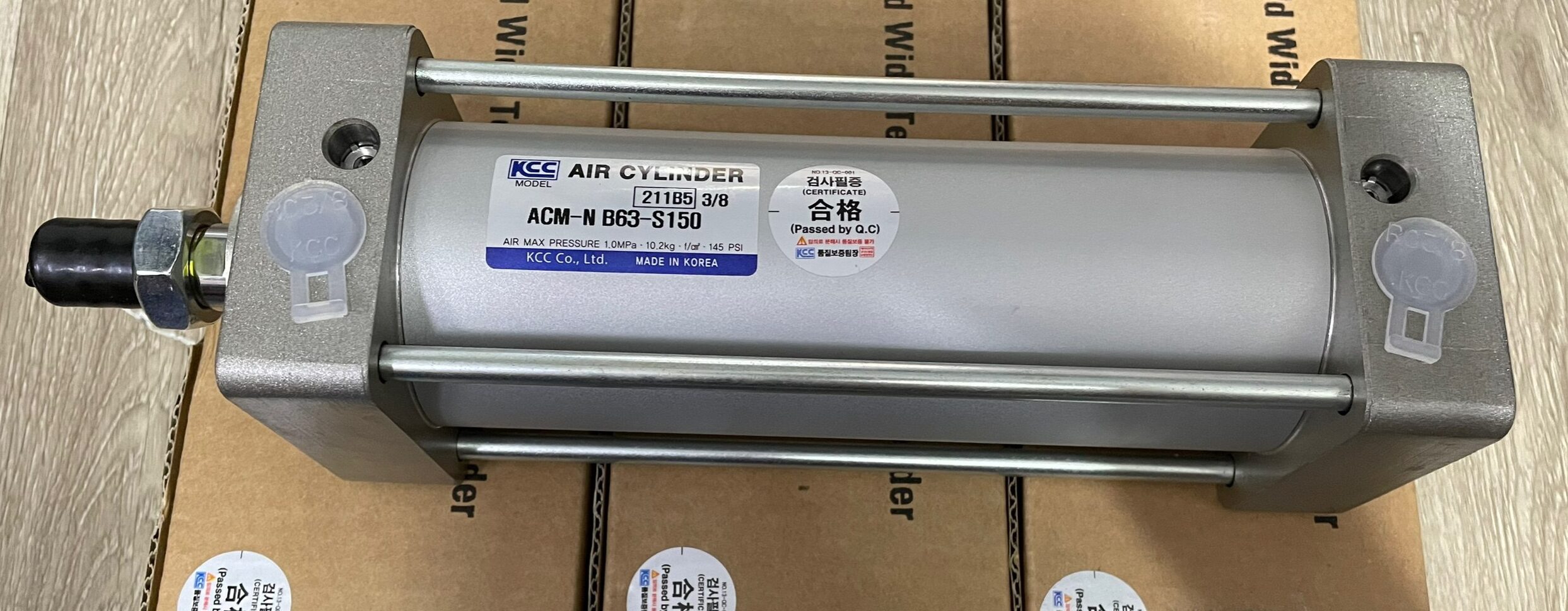 Xi Lanh Khí Nén Vuông KCC Hàn Quốc Ø63 - ACM-NB63 | Hành Trình Linh Hoạt