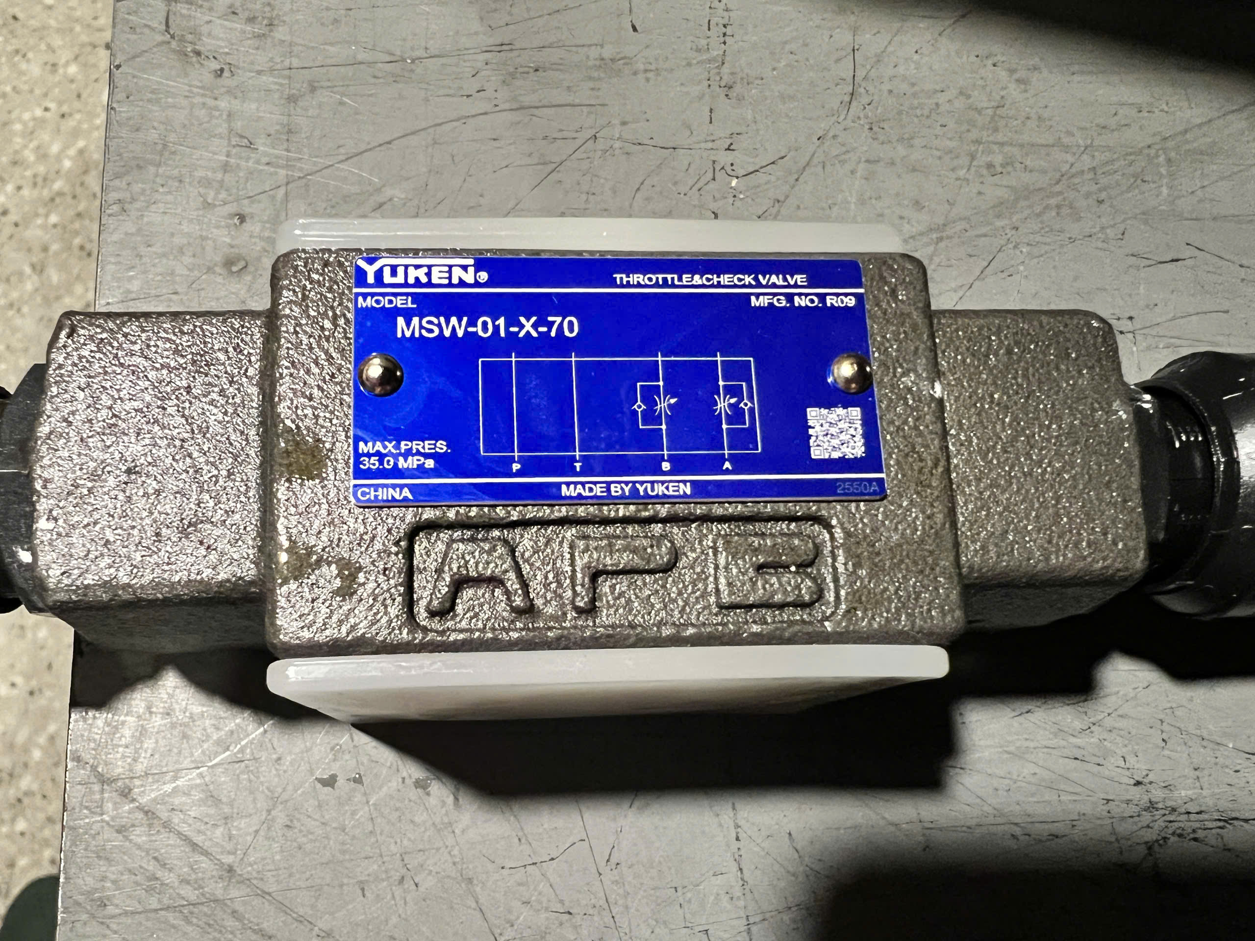 Van Tiết Lưu Modular Yuken MSW Series (MSW-01 / MSW-03 / MSW-06)