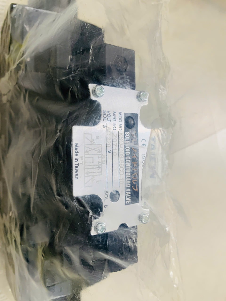 Van  điện từ thủy lực TAICIN KSO-G03-66CD-10 (Đài Loan)