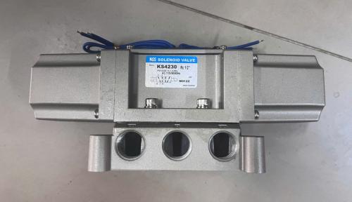 Van Điện Từ 5/2 2 Đầu Coil KCC KS4230 Ren 1/2